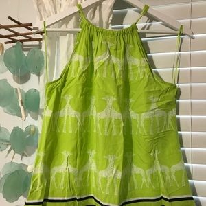 Crown & Ivy Giraffe Print Tank